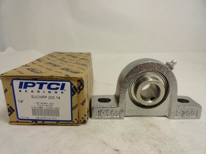 IPTCI SUCNPP 205 14; Pillow Block Bearing; 7/8"ID