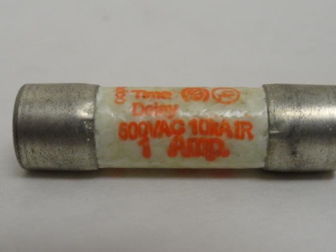 Ferraz ATQ1; Lot-2; Time Delay Midget Fuse; 1A; 500VAC