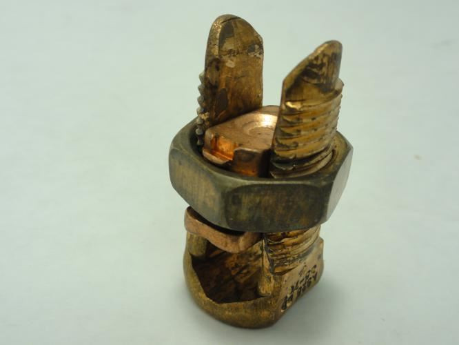 Burndy KS26; Copper Split Bolt; Cu: 2 AWG-2/0 AWG (Str)