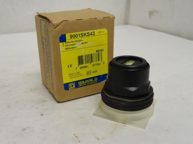 Square D 9001SKS43; Selector Switch Head; 3-Pos; Non-Illum