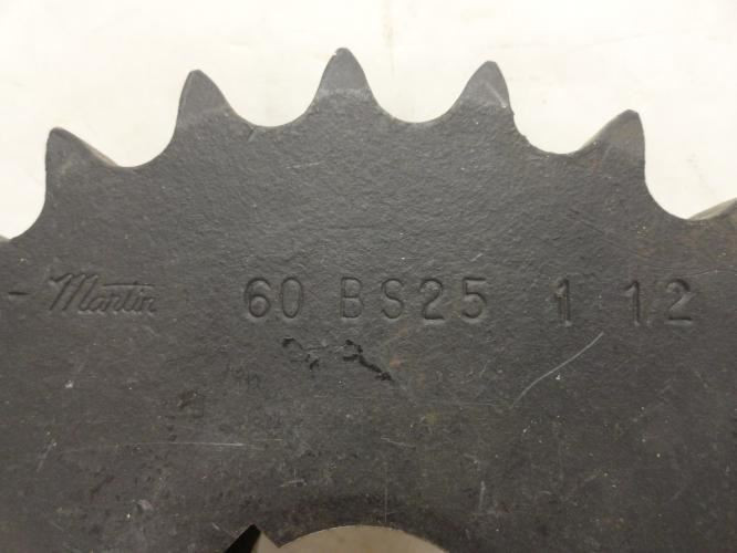 Martin 60BS25 1-1/2; Sprocket # 60; 25Teeth; 1-1/2"ID
