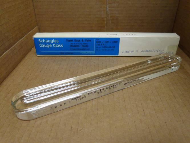 Daniel Gage & Valve 1-504-03-016; Schauglas Gauge Glass
