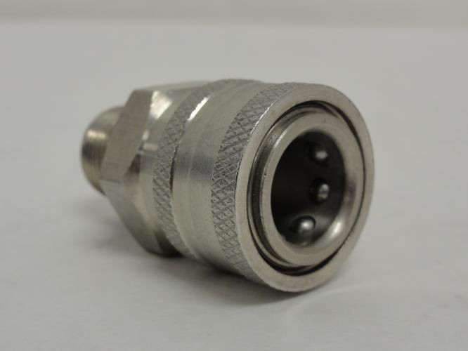 MFG- SST-3M; Hydraulic Coupler Body; SS-303; Size: 3/8" MNPT