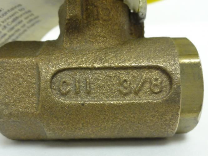 Apollo 70-102-15; Ball Valve; Brass; Inline; 3/8" NPT; 600 PSIG