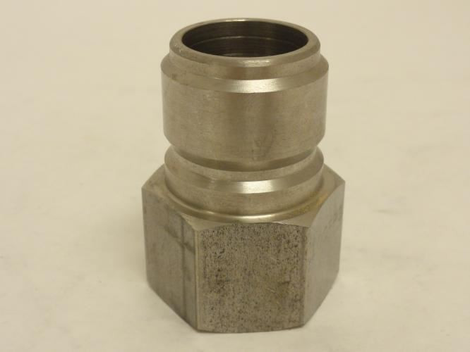 Foster 1QQFPS; Hydraulic Hose Coupler; SS; 1" FNPT