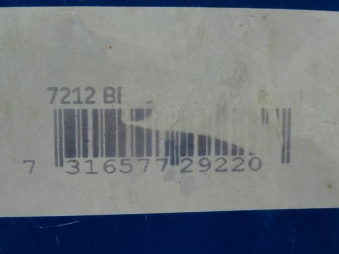 SKF 7212-BECBP; Ball Bearing; 60mm ID; 110mm OD; 22mm W