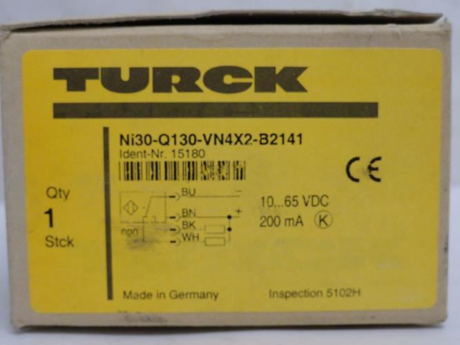 Turck Ni30-Q130-VN4X2-B2141; Inductive Sensor 15180; 10-65VDC
