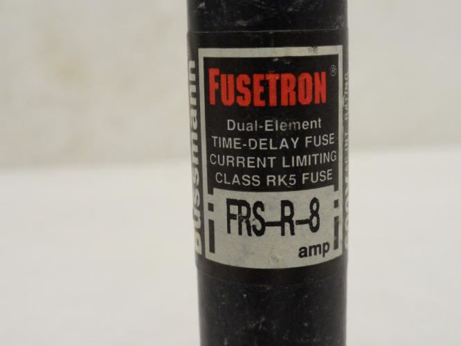 Bussmann FRS-R-8; Fusetron Dual Element Time Delay Fuse 8A
