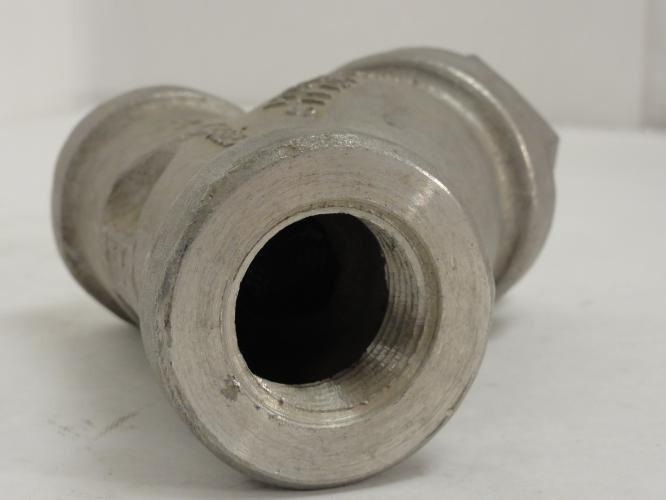 Mueller 581SS-1; Steam Y-Trap; SS; 1" NPT; 600WOG