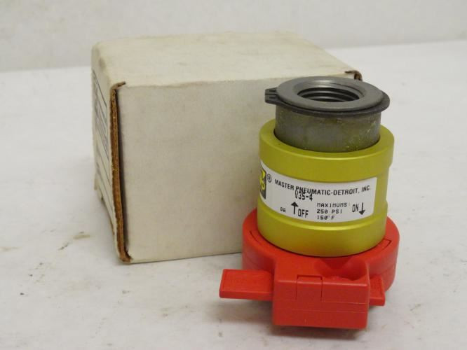 MP V35-4; Lock-Out Valve; 3-Way; 1/2NPT; 250PSI
