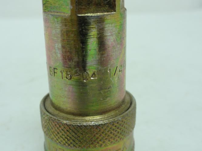 IT 701-04-04S;  Female QD Connector; 1/4"; ISO 7241-1