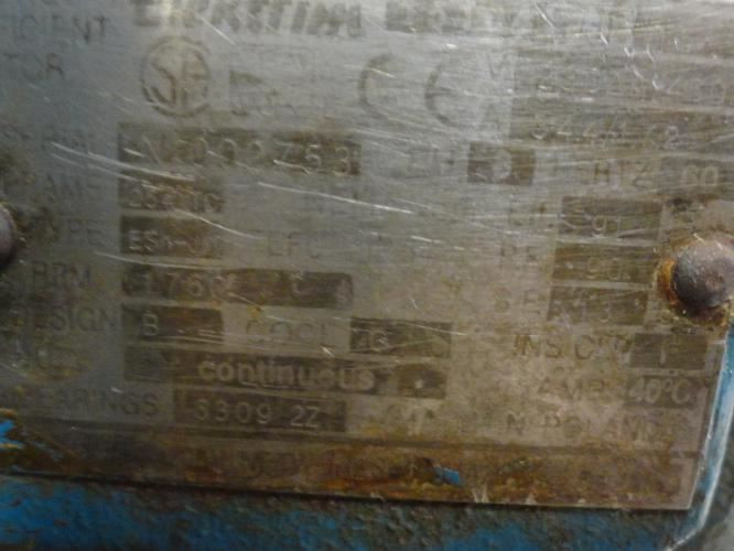 Elektrim 151041; AC Motor 15HP 1760RPM; 230/460V