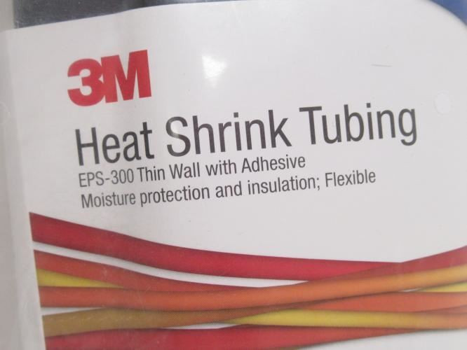3M EPS-300-1/2-6; Bag-3; Black Heat Shrink; 1-1/2"ID x 6" Long