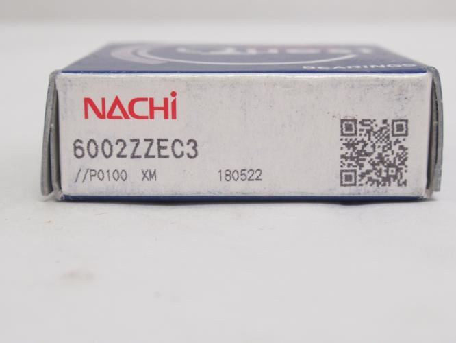 Nachi 6002ZZC3; Ball Bearing 15mm ID x 32mm OD x 9mm Wide