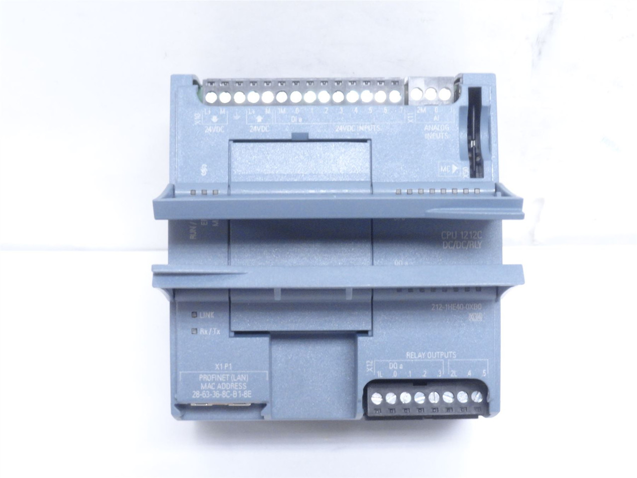 Siemens 6ES7-212-1HE40-0XB0; CPU Module S7-1200; 24VDC