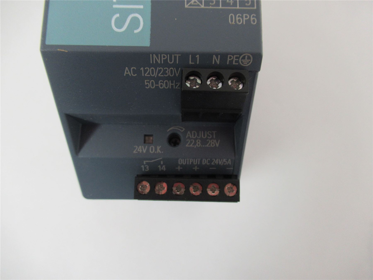 Siemens 6EP1333-2BA20; Power Supply AC-IN; DC 24V/5A-OUT