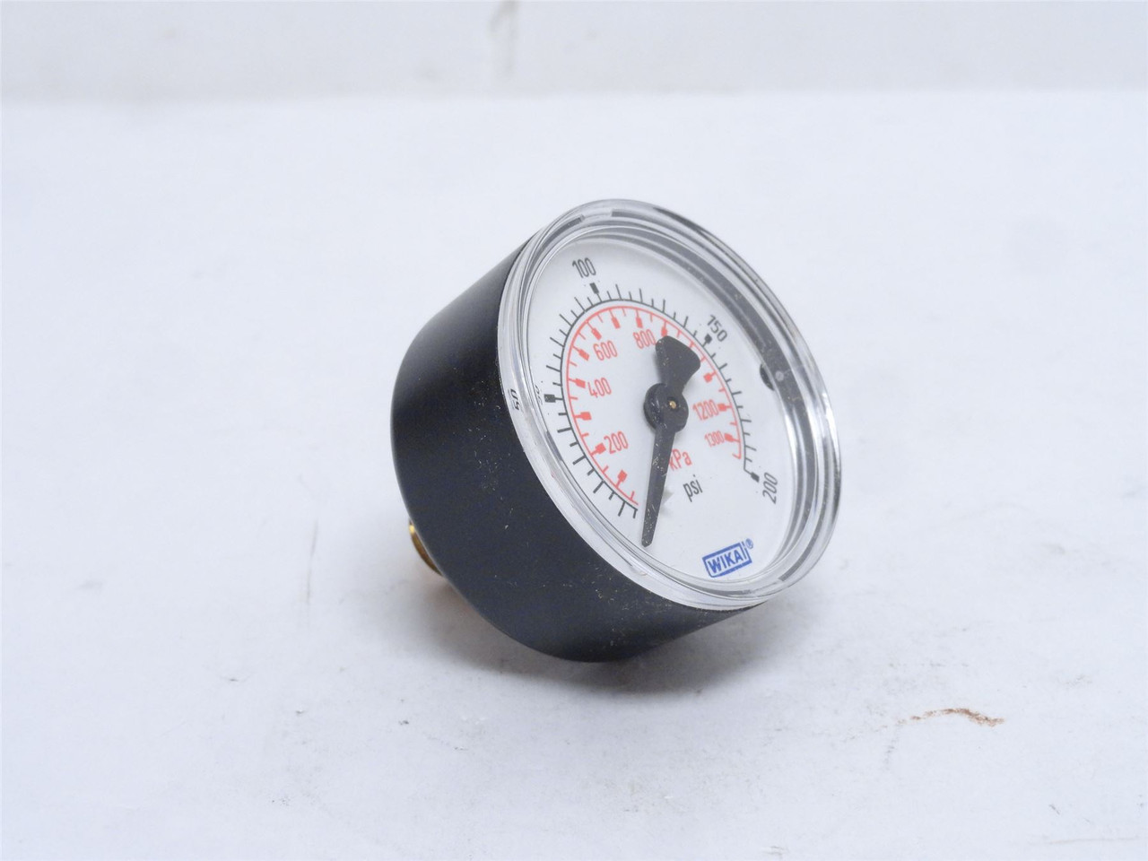 Wika 9690714; Dry Pressure Gauge; 0-200PSI; 2" Dial; 1/4NPT