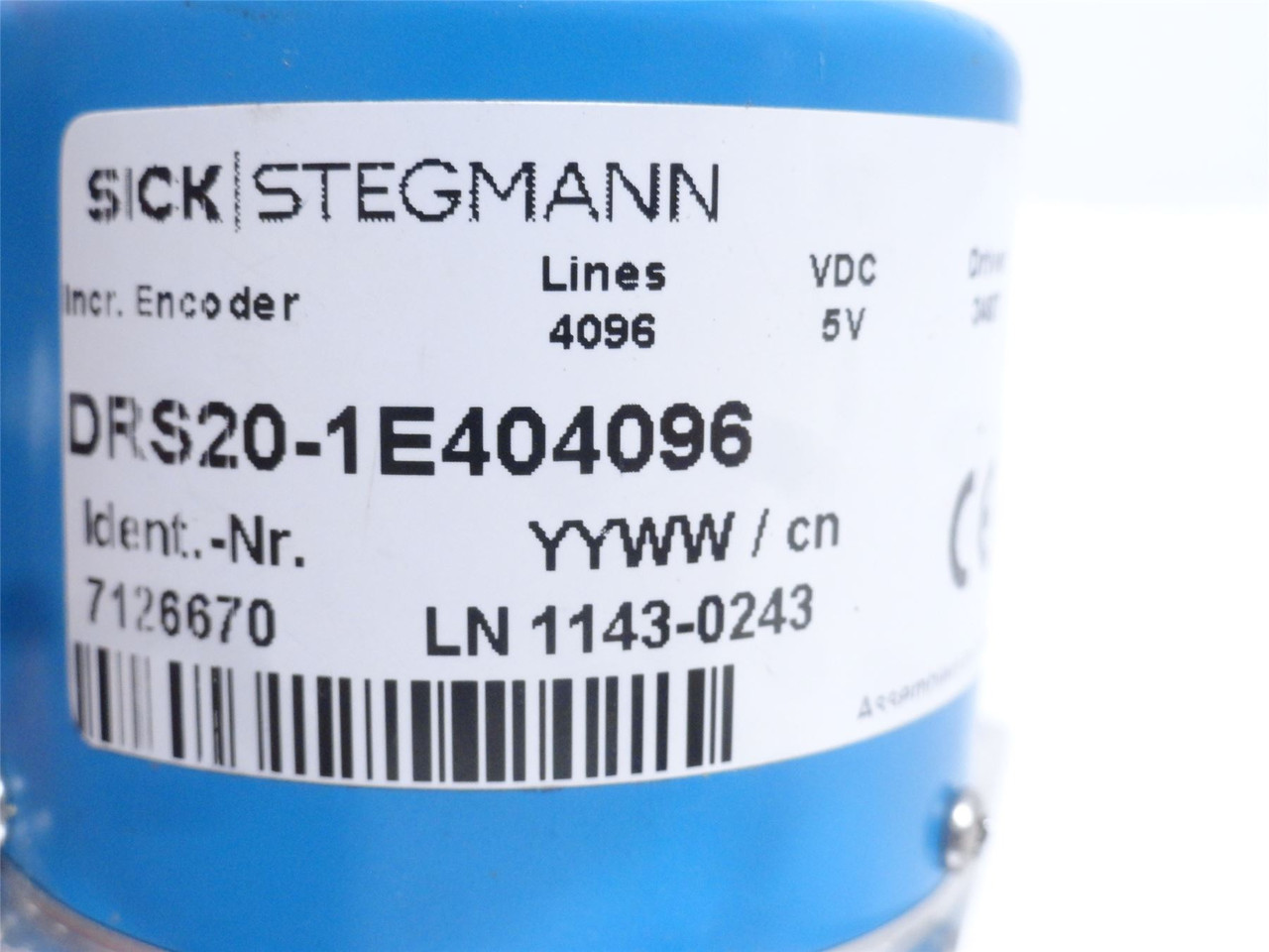 Sick DRS20-1E404096; Incremental Encoder 7126670; 5VDC