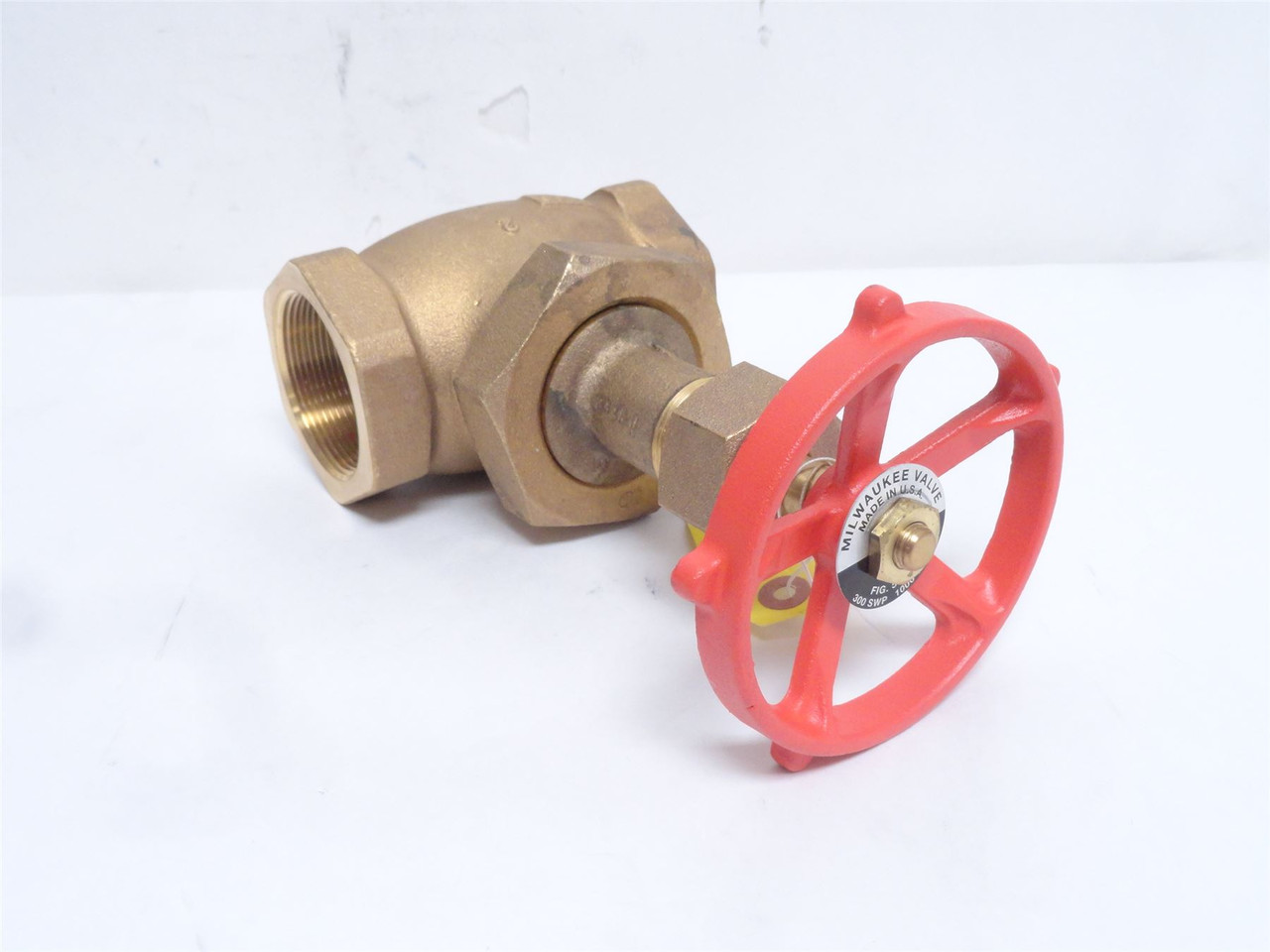 Milwaukee M593AK; Bronze Threaded Globe Valve; 2NPT; 1000WOG