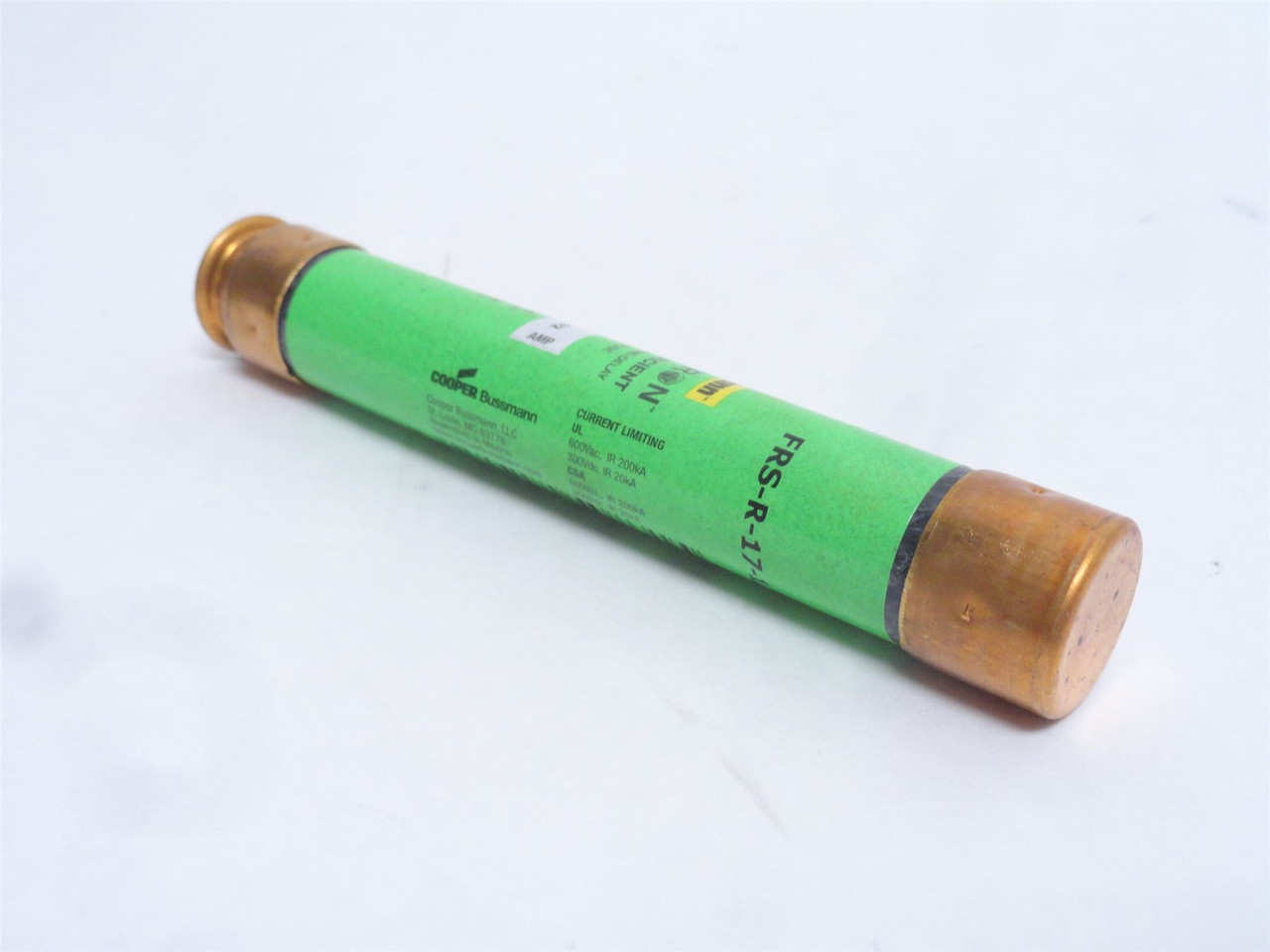 Bussmann FRS-R-17-1/2; Time Delay Fuse 17-1/2A; 600VAC/300VDC