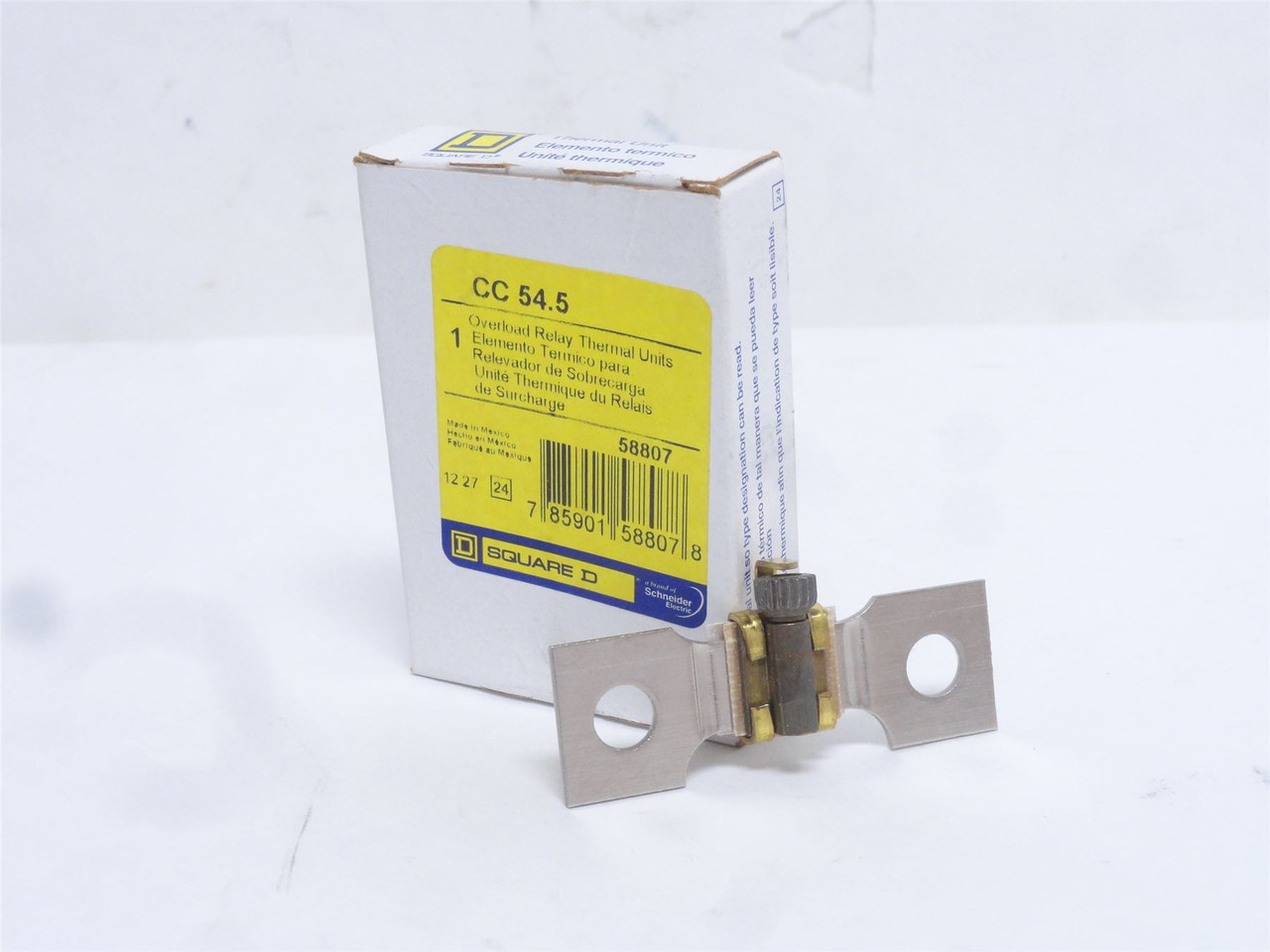 Square D CC54.5; Thermal Overload Relay Unit; Ser: CC