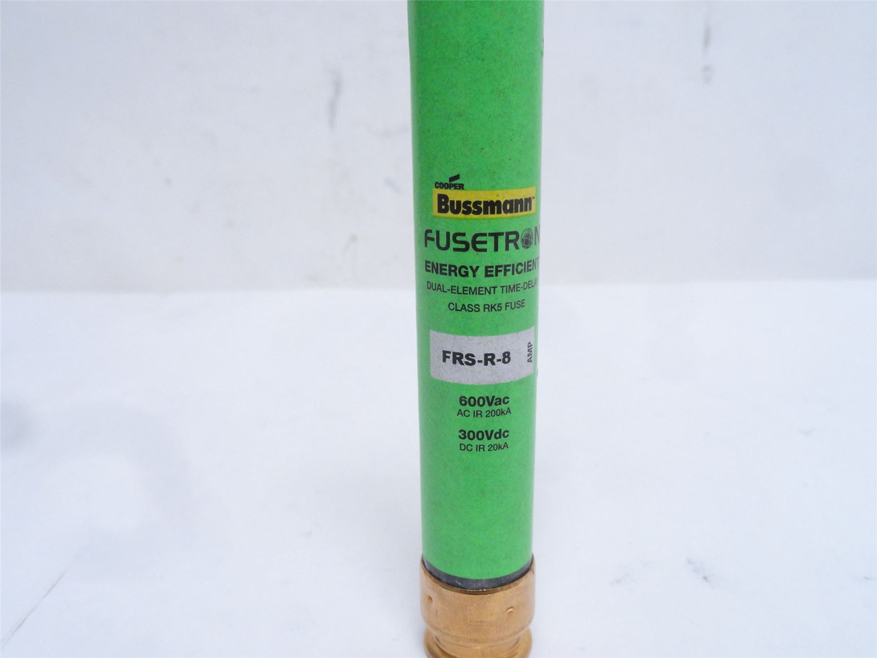 Bussmann FRS-R-8; Time Delay Fuse; 8A; 600VAC/300VDC