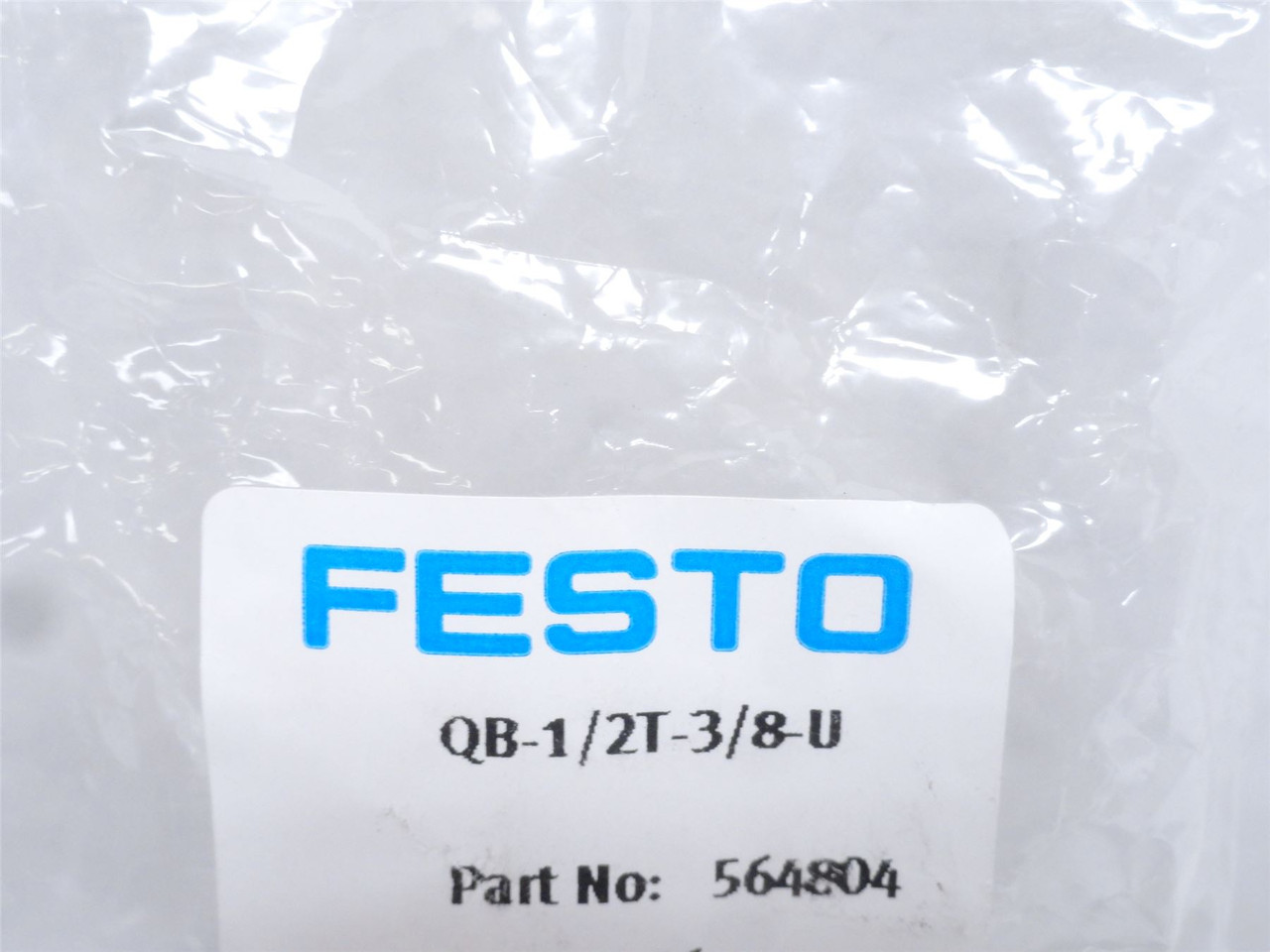 Festo QB-1/2T-3/8-U; Lot-5; Connectors 564802; 1/2" x 3/8"PTC