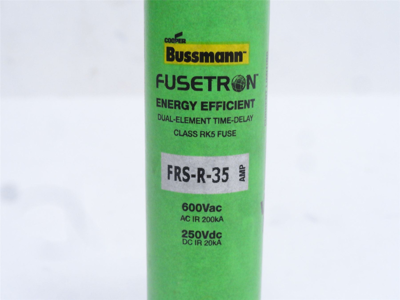 Bussmann FRS-R-35; Time Delay Fuse; 35A; 600VAC/250VDC