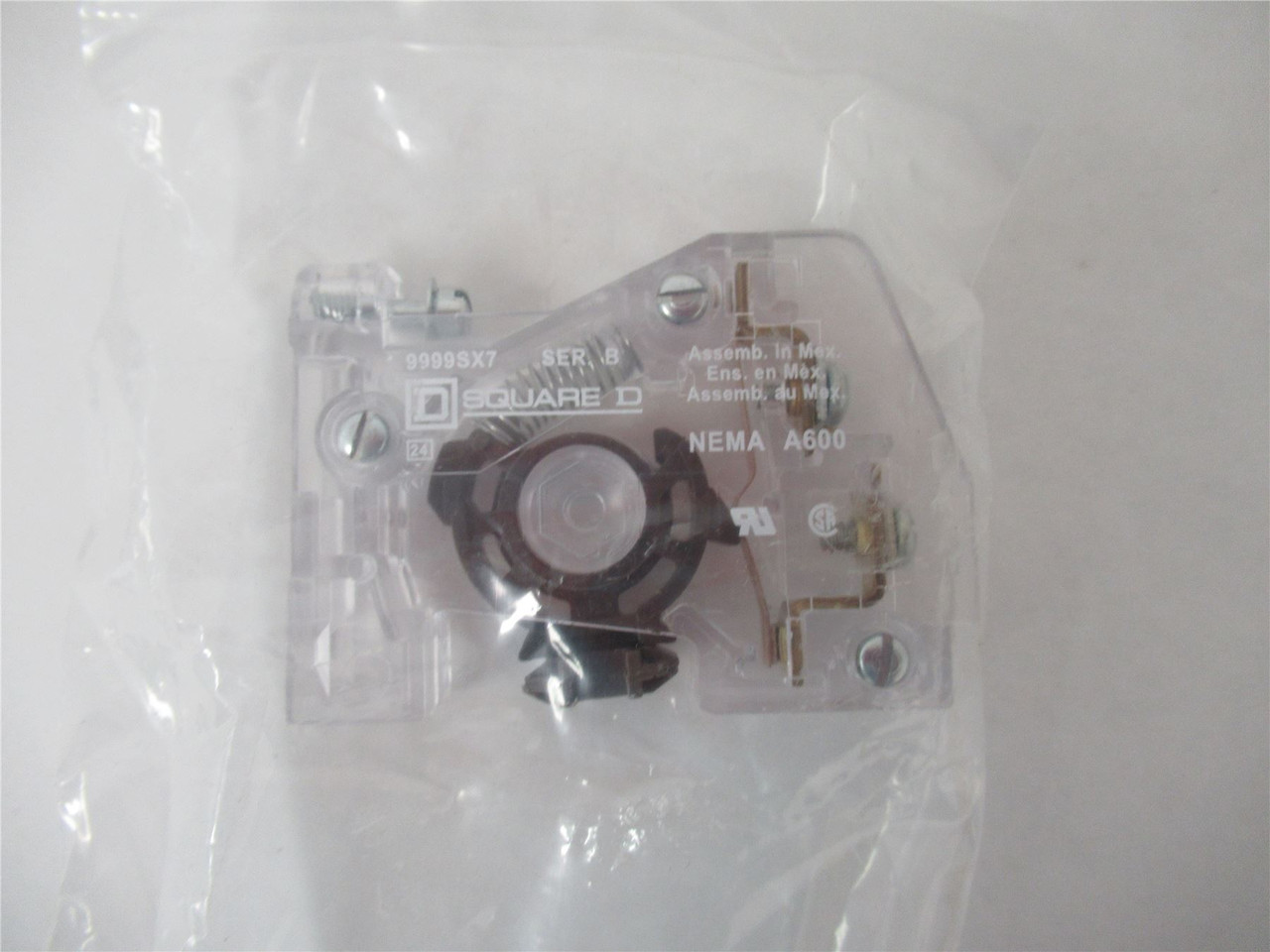 Square D 9999SX7; Aux Contact 1-NO 5A