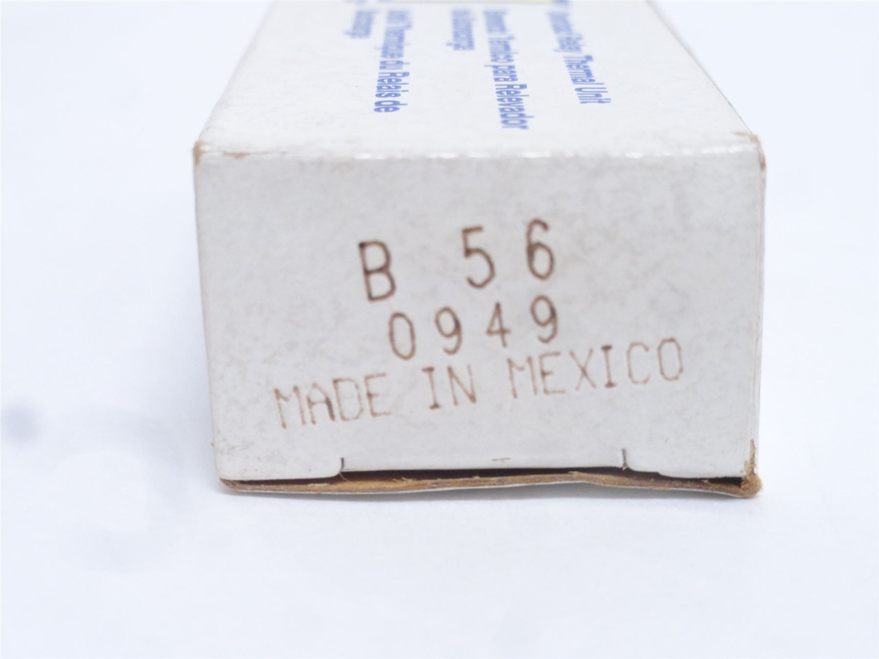 Square D B56; Thermal Overload Relay Unit; Ser: B