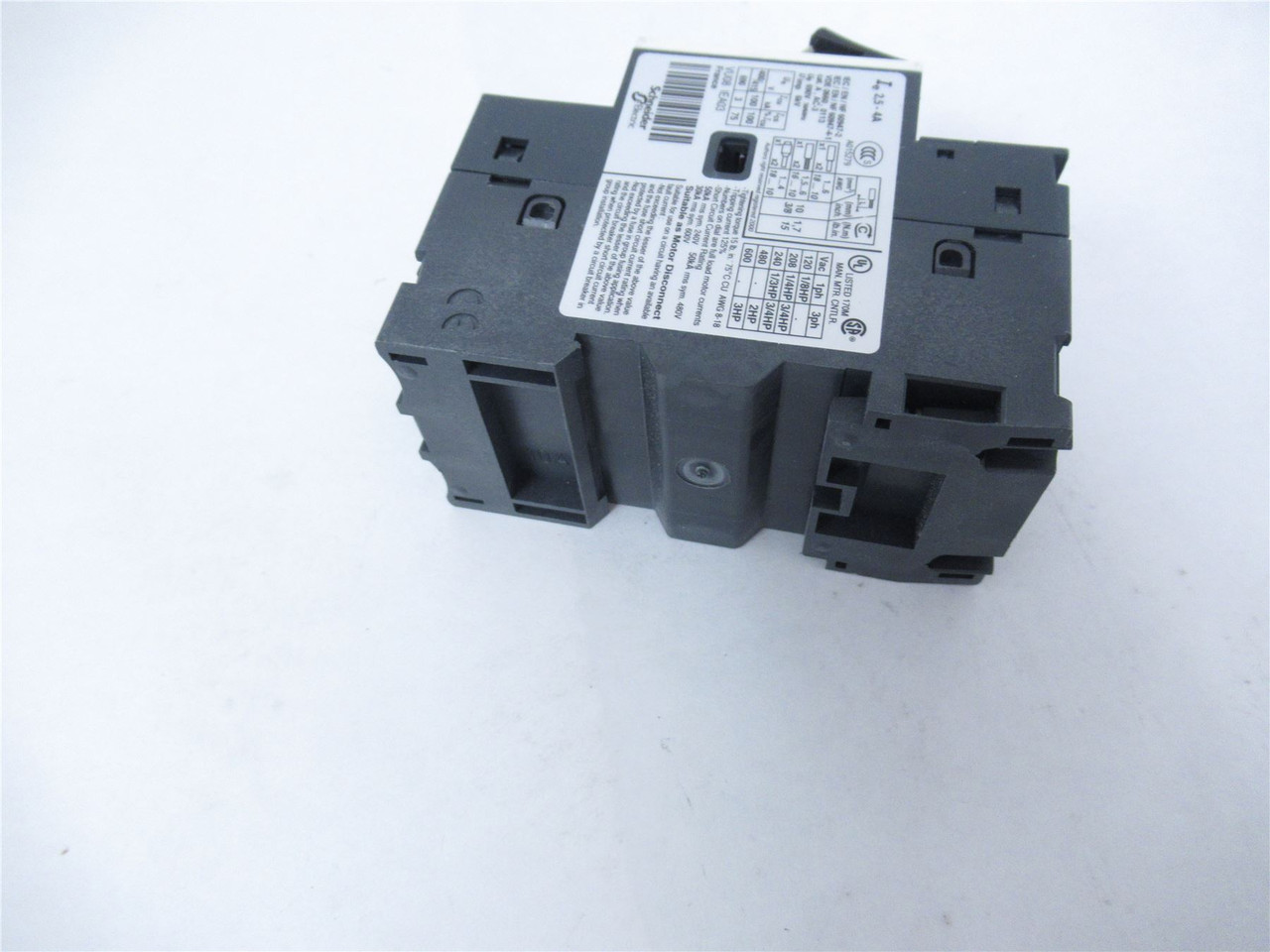 Telemecanique GV2ME08; Manual Starter 2.5-4A 600VAC