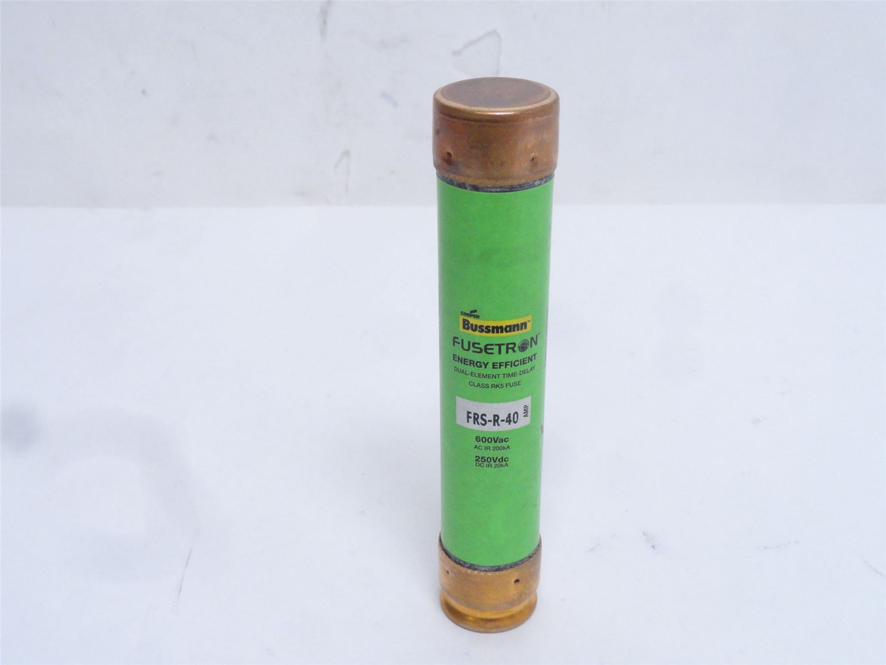 Bussmann FRS-R-40; Time Delay Fuse; 40A; 600VAC/250VDC