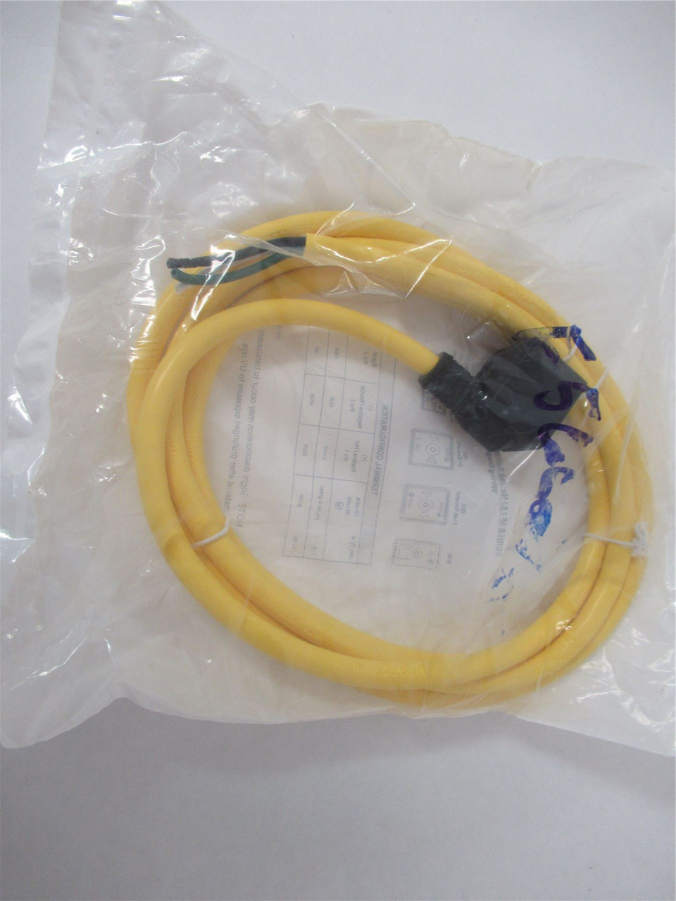 Canfield Industries 5JR664; DIN Connector 6' Wire 48-120V