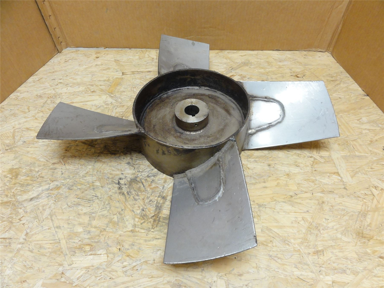 Alkar Rapidpak 70359; Radial Fan Blade; SS; 30mmID; 23-1/4"OD