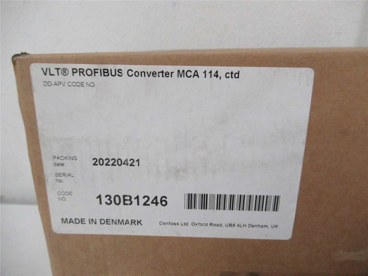 Danfoss MCA114 130B1246; Profibus Frequency Converter