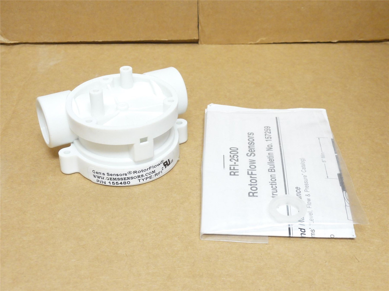 GEMS 155480; Rotor Flow Indicator; 1/2NPT