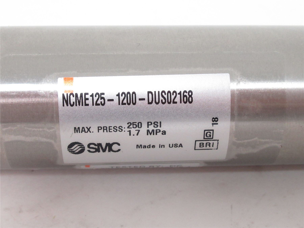 SMC NCME125-1200-DUS02168; Air Cylinder; SS; 1-1/4"B x 12"S