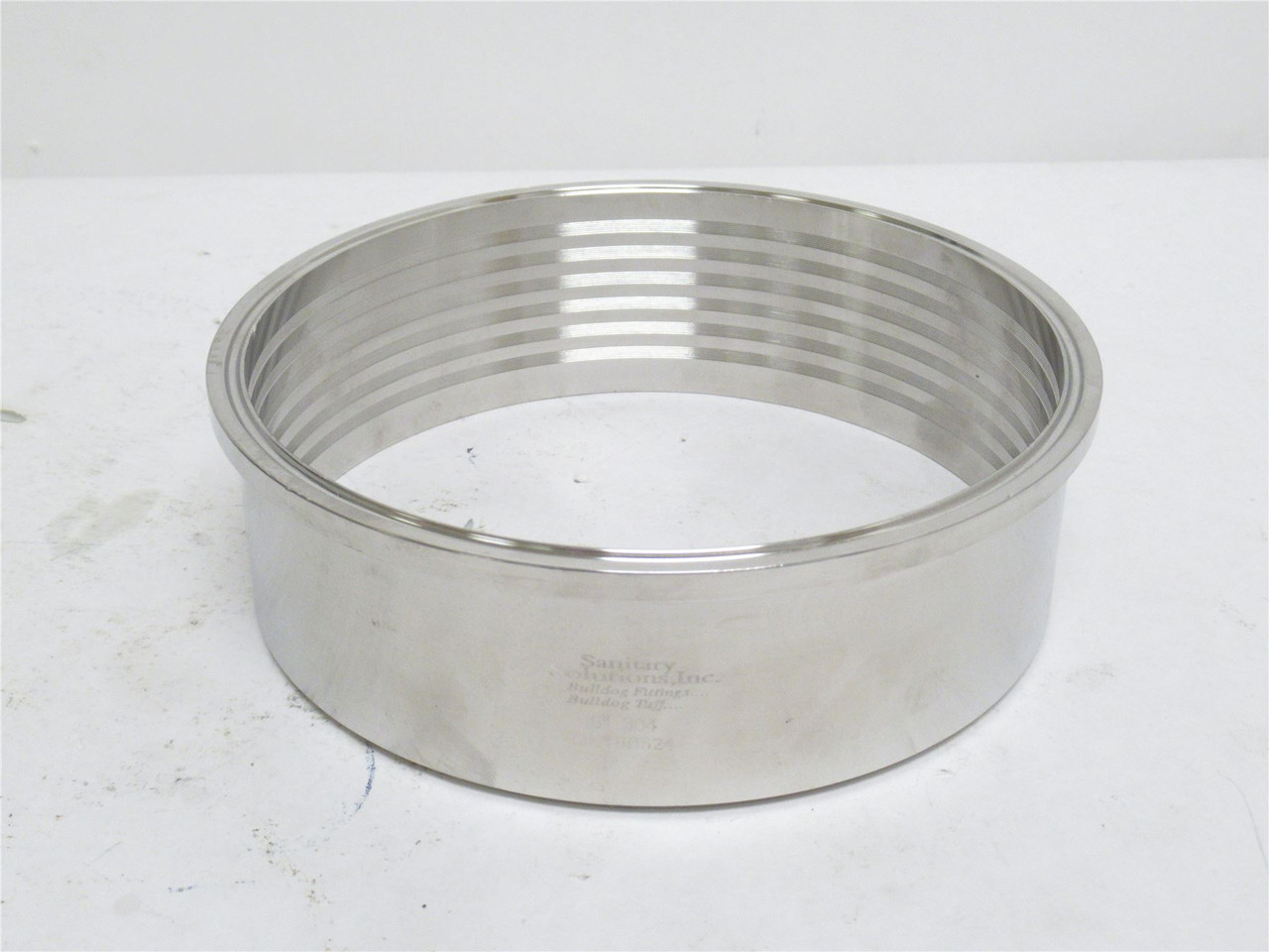 Sanitary Solutions  14RMP-6-304; Ferrule; SS-304; 6" Clamp