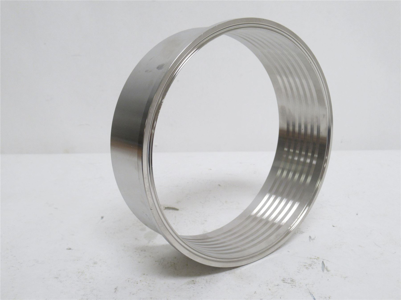 Sanitary Solutions  14RMP-6-304; Ferrule; SS-304; 6" Clamp