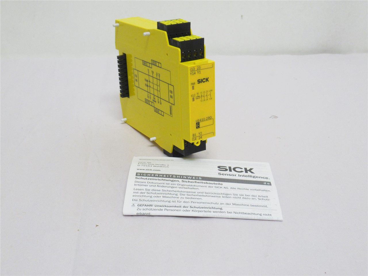 Sick UE410-2RO4; Safety Controller 6032677; 24VDC Supply