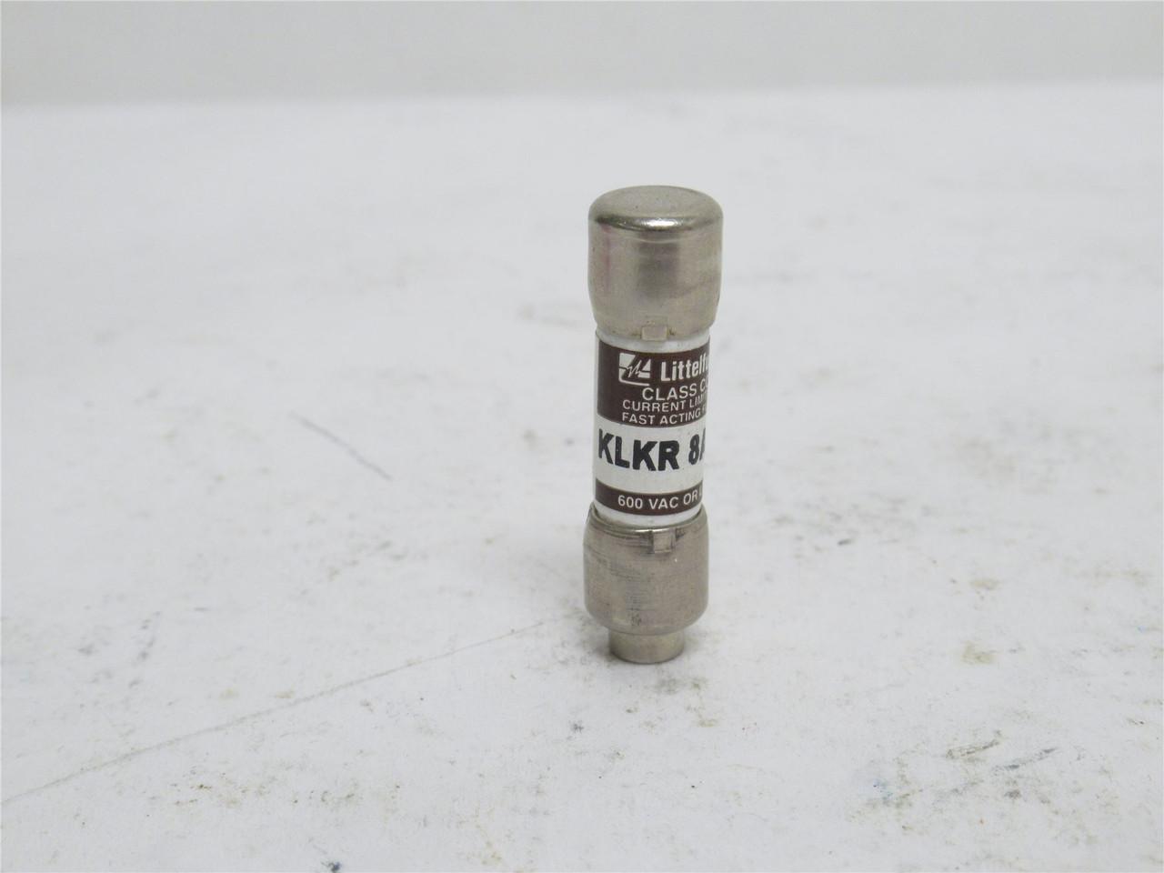 Littlefuse KLKR 8A; Fast Acting Fuse; 8A; 600VAC/DC; Class CC