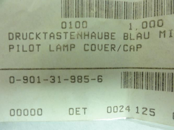 KRONES 0-901-31-985-6; Pilot Lamp Cover; Blue