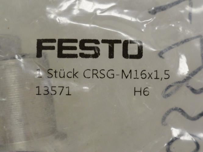 Festo CRSG-M16x1.5; Stainless Steel Pneumatic Rod Clevis; 13571