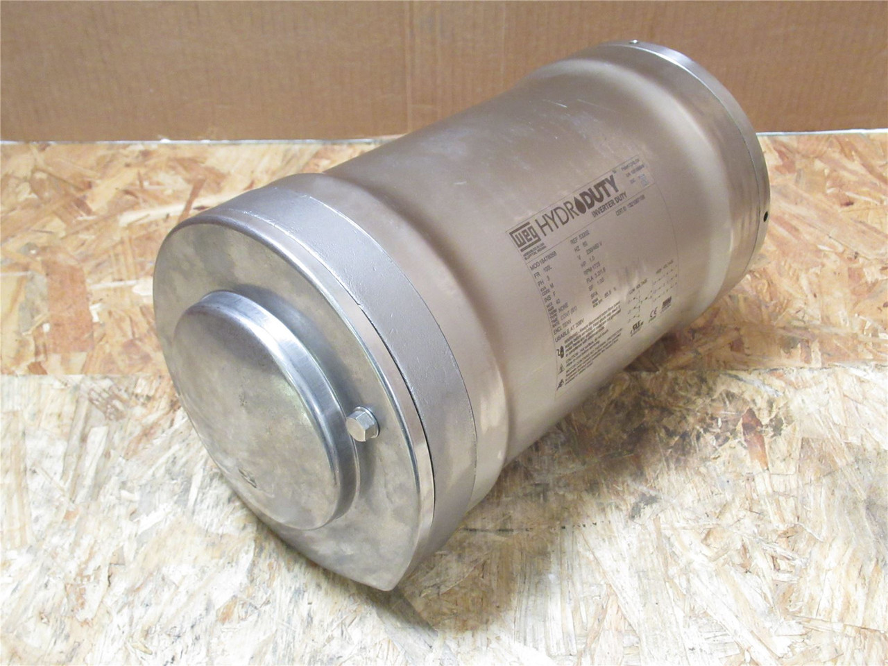 WEG 16476058; Washdown Motor SS; 1HP; 230/460V; 1725RPM; 3PH