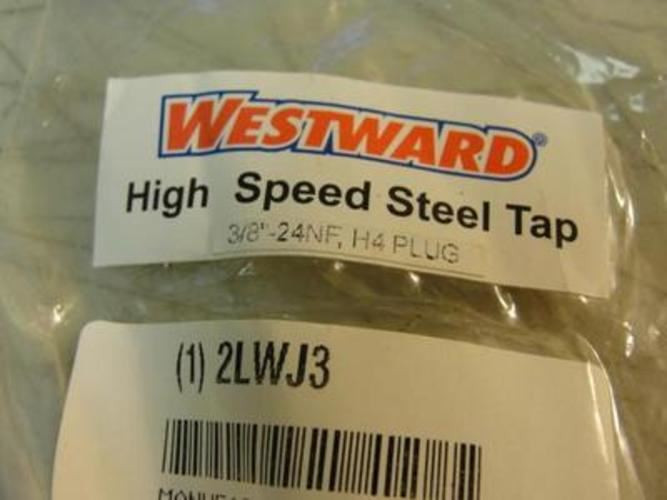 Westward 2LWJ3; Hand Tap; 3/8"-24NF; Plug; Right Hand