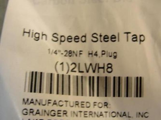 Westward 2LWH8; Hand Tap; 1/4"-28NF; H4 Plug