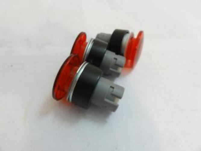 MFG- MDL-Unkn39233; LOT-3 Pushbutton Switch;  1-1/2" OD; 1/2"ID