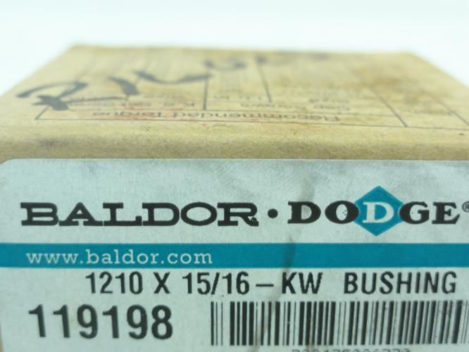 Dodge 119198; Taper-Lock Bushing; 0.9375"ID; 1210