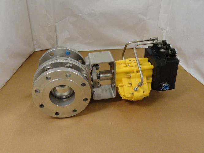 Velan 01413-SSEA; Actuated Ball Valve; SS; 275PSIG; 4" Flange