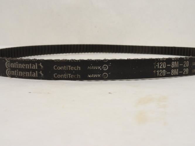 Continental 1120-8M-20; Synchronous Timing Belt 1120mm Long